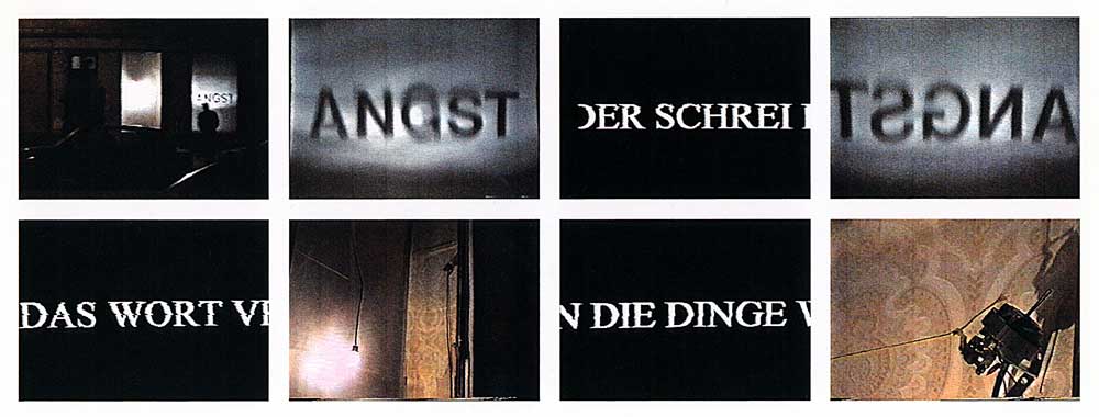 Kryptische Konzepte / Carl Peter: Angst, Installation und Performance