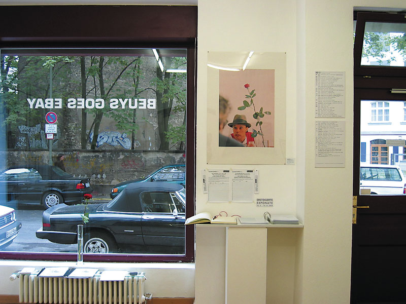 Kryptische Konzepte: Beuys goes eBay, Ausstellung