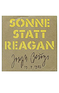 Joseph Beuys: Sonne statt Reagan