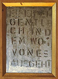 Kryptische Konzepte: Arbeit zu Meister Eckhart – Es ist eigentlich in dem, wovon es ausgeht