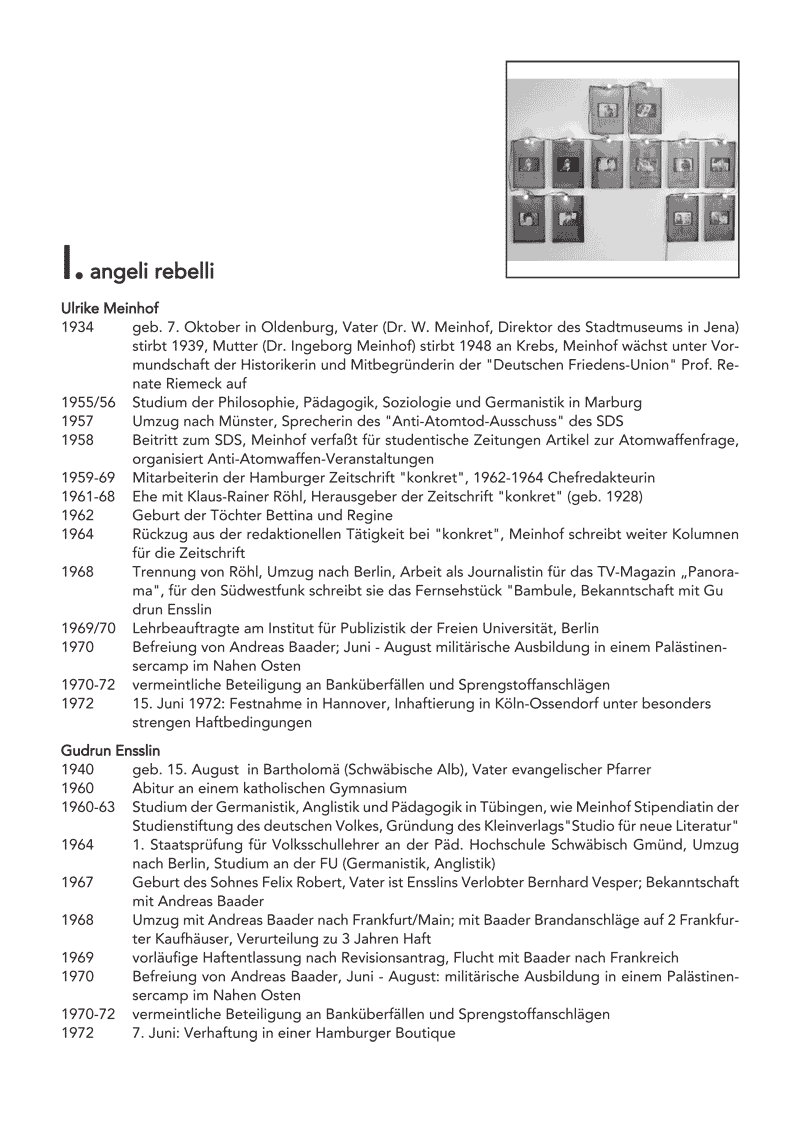 Kryptische Konzepte: Es ist mir schon wieder misslungen – Kunstwerke zum Thema RAF