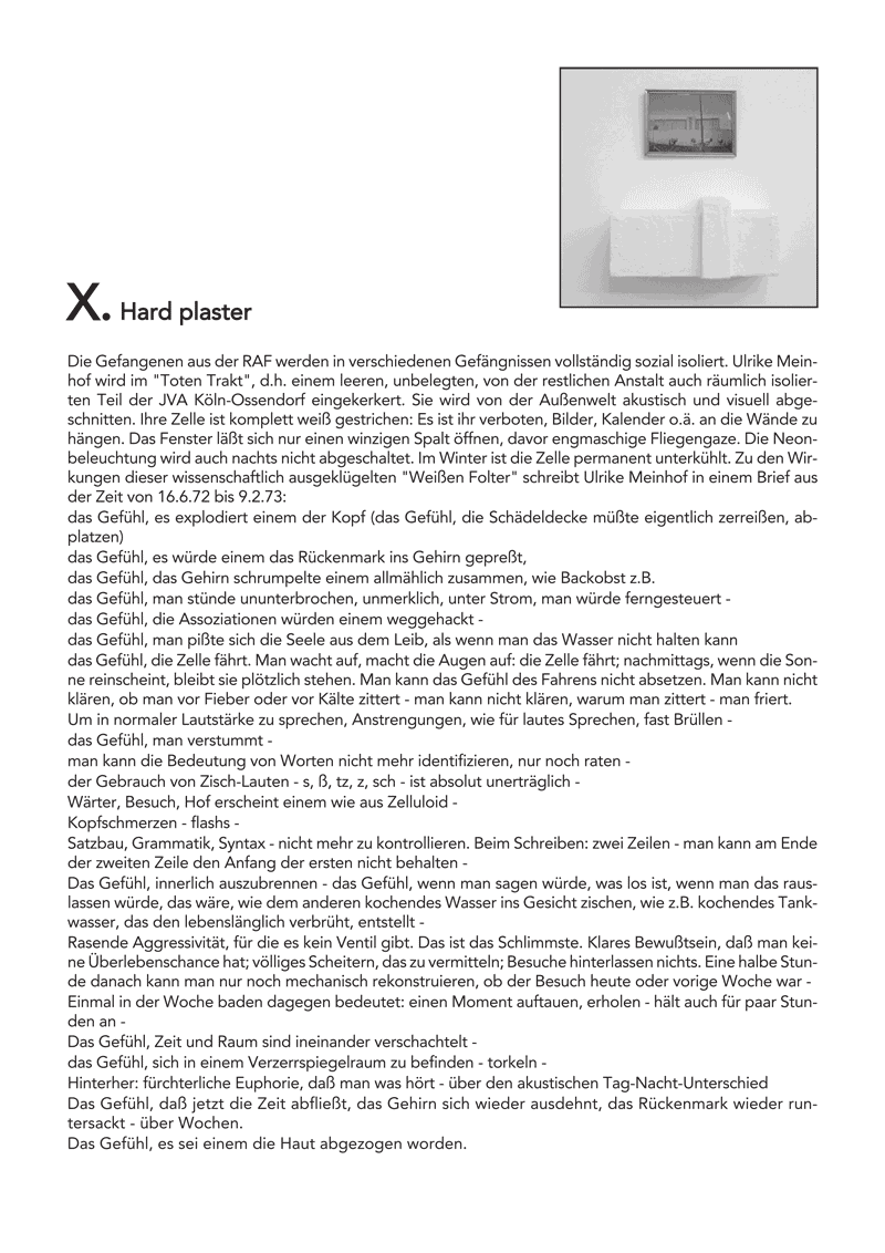 Kryptische Konzepte: Es ist mir schon wieder misslungen – Kunstwerke zum Thema RAF