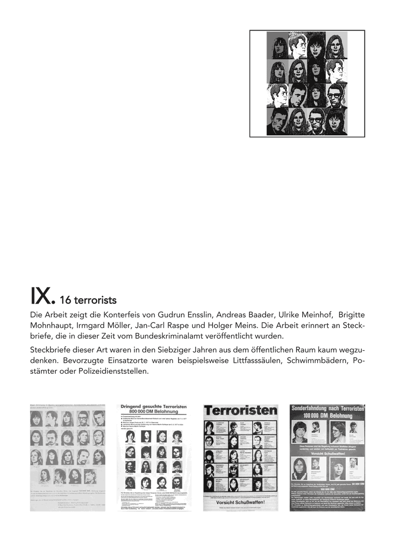 Kryptische Konzepte: Es ist mir schon wieder misslungen – Kunstwerke zum Thema RAF